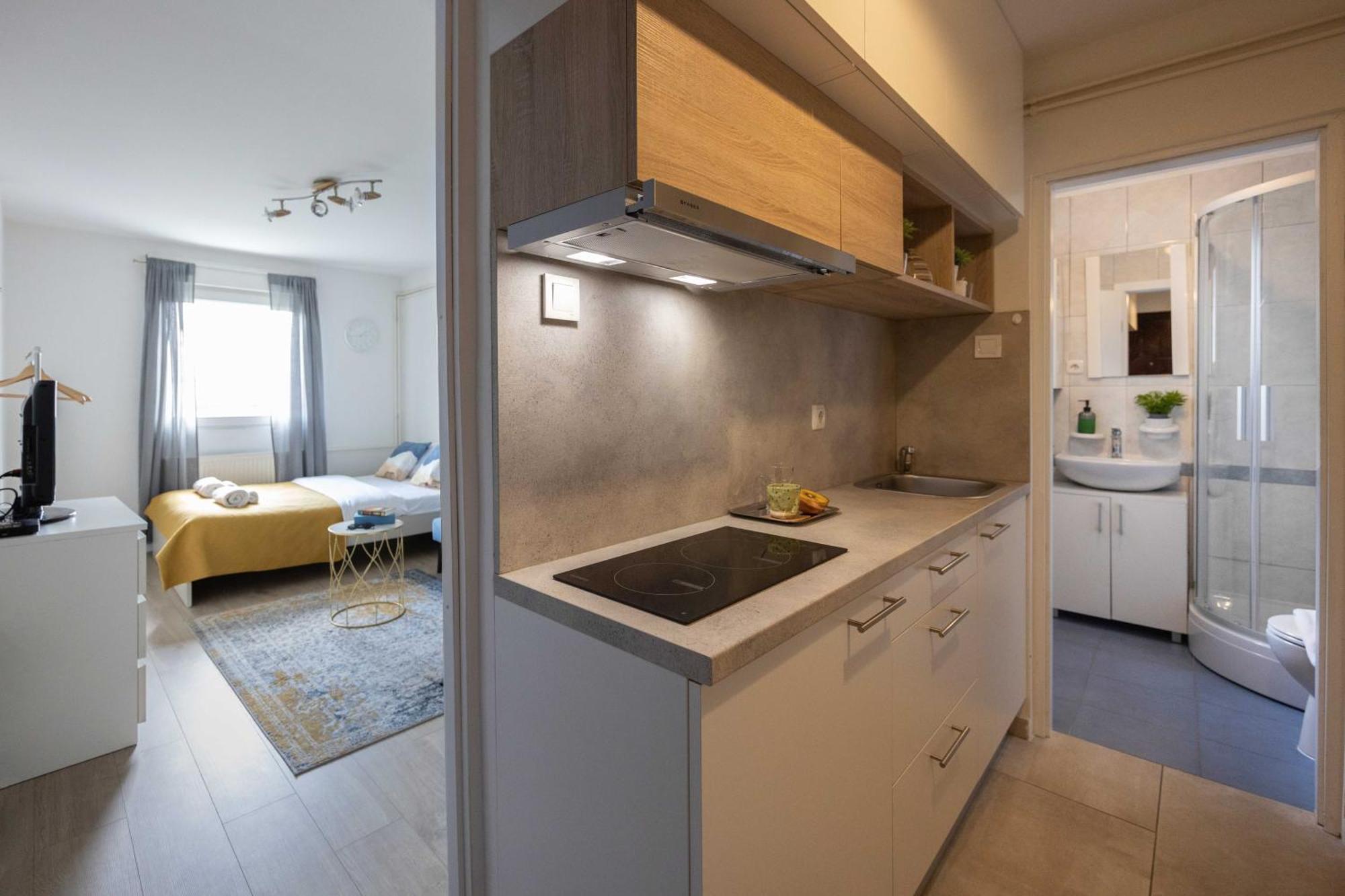 Modern Studio Near City Center Zagreb Bagian luar foto